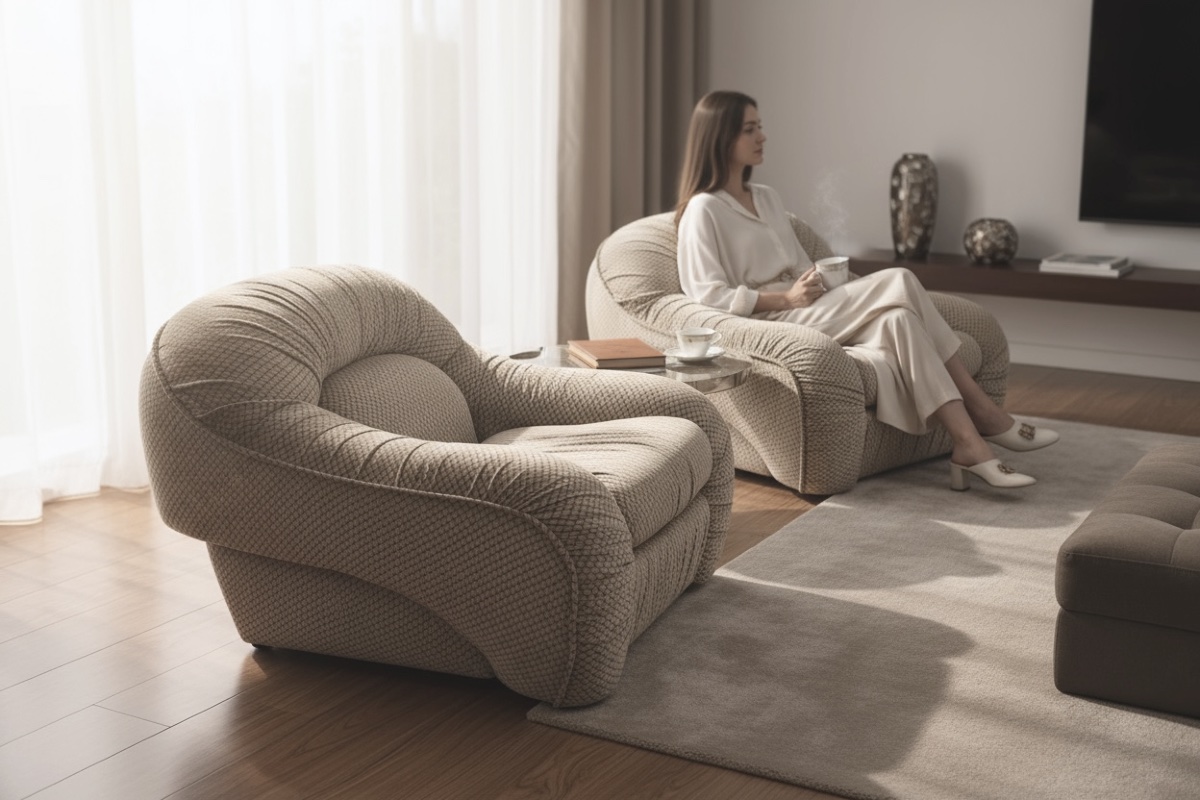 Paire de fauteuils italien vintage 1970 de Georg Bighinello-photo-4