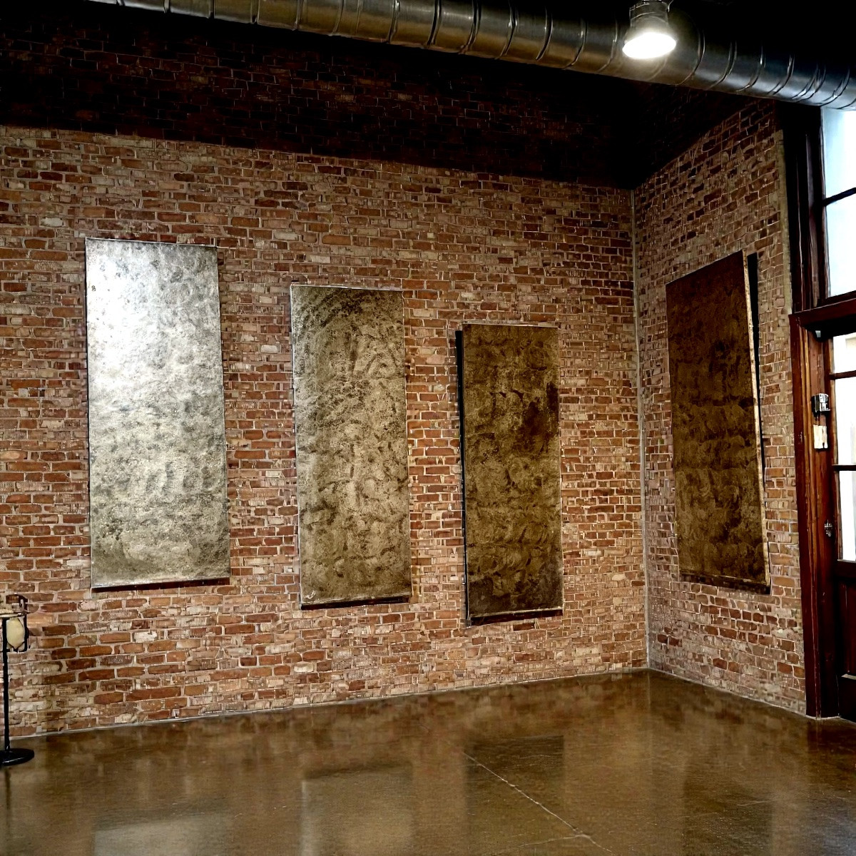 Pierre Sabatier, panneaux muraux en cuivre et étain oxydés, patinés-photo-4