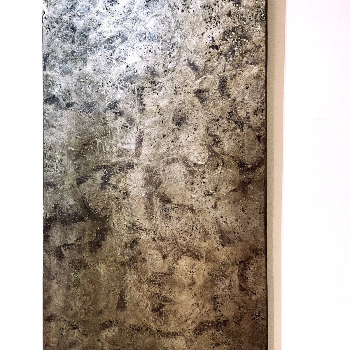 Pierre Sabatier, panneaux muraux en cuivre et étain oxydés, patinés-photo-4