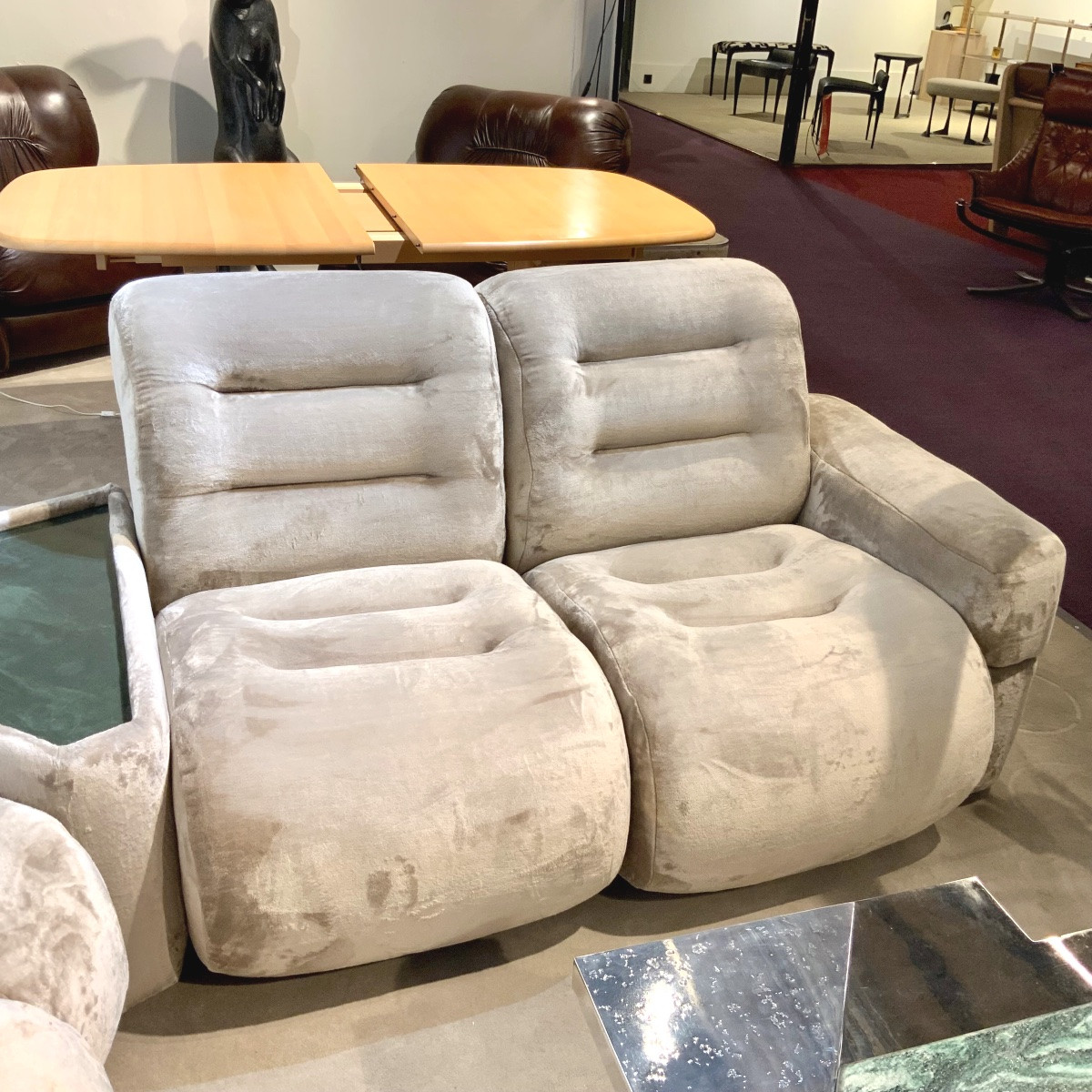 Large Modular Italian Sofa From The 1970s-photo-1