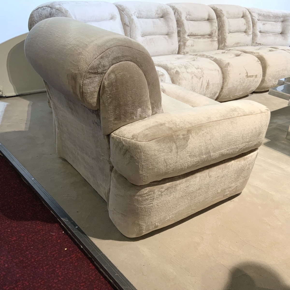 Large Modular Italian Sofa From The 1970s-photo-6