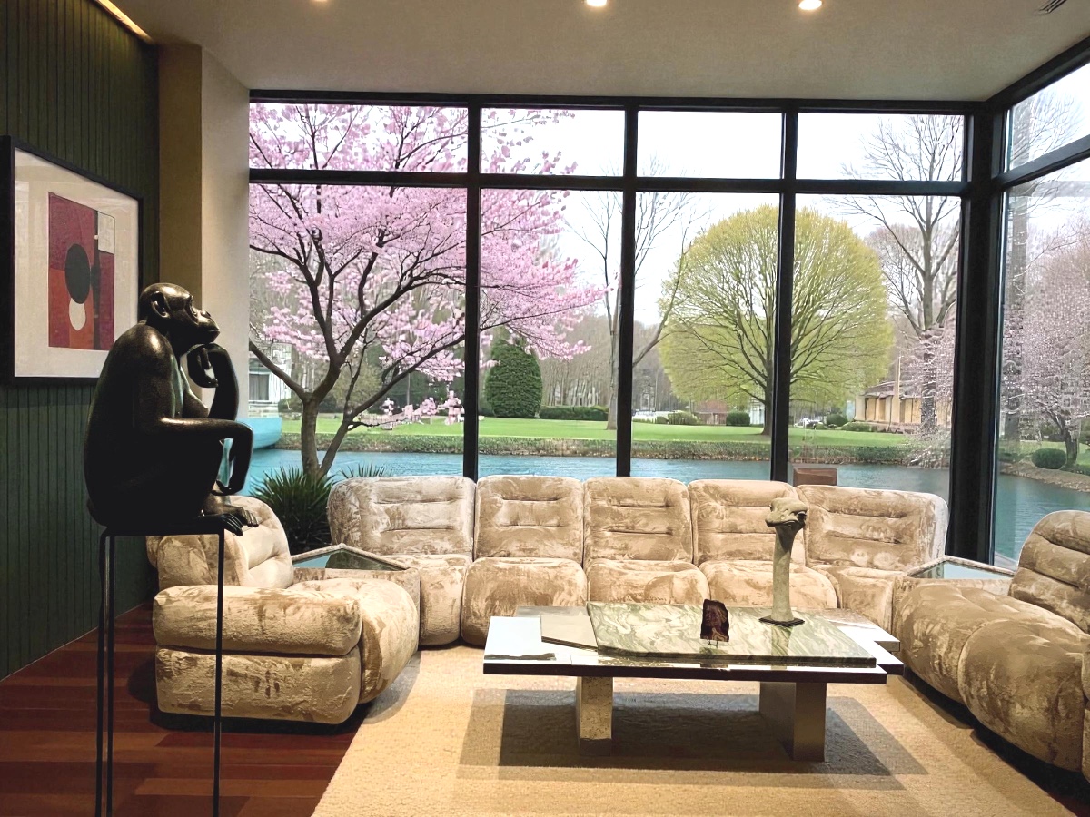 Large Modular Italian Sofa From The 1970s-photo-8