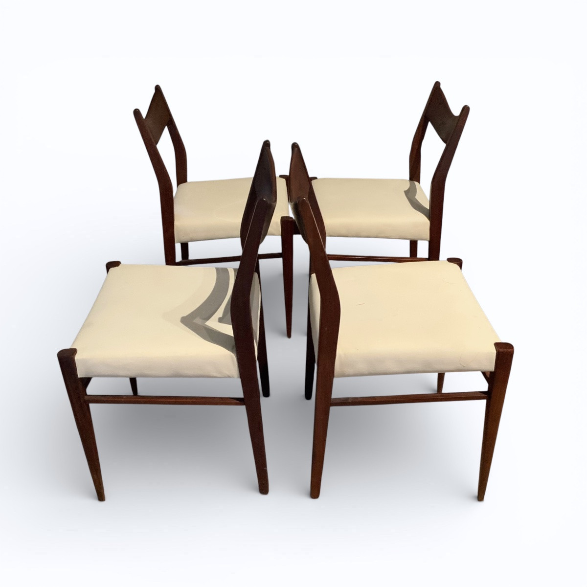 4 Scandinavian Chairs From The 1960s-photo-3