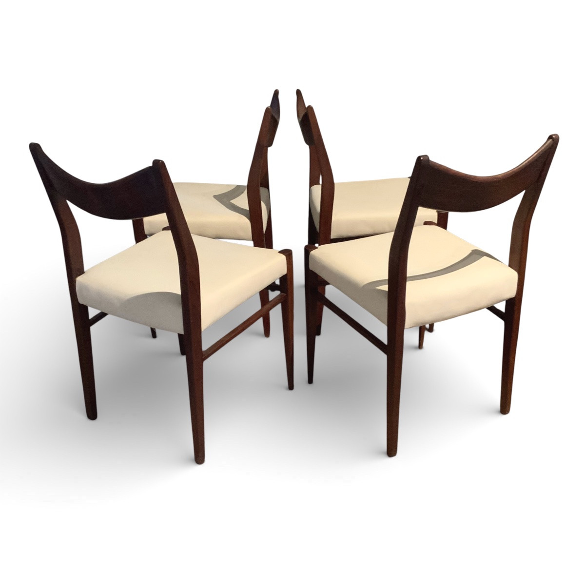 4 Scandinavian Chairs From The 1960s-photo-4