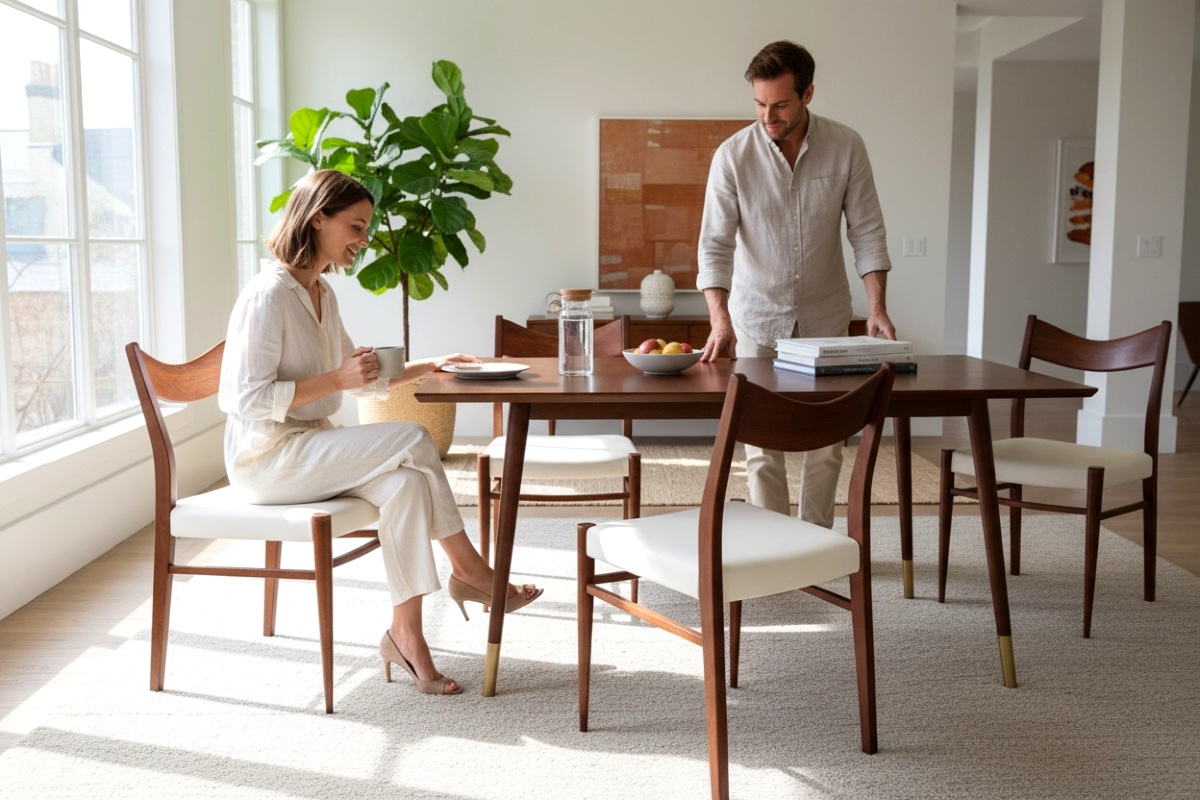 4 Scandinavian Chairs From The 1960s-photo-2