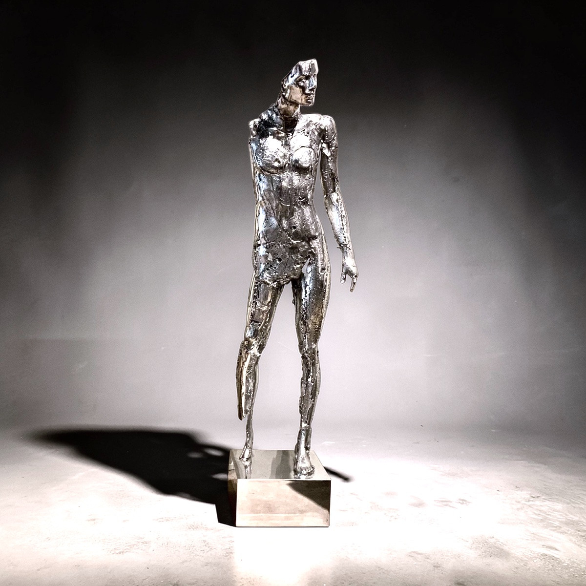 Grande Sculpture mythologique humanoïde grandeur nature-photo-7