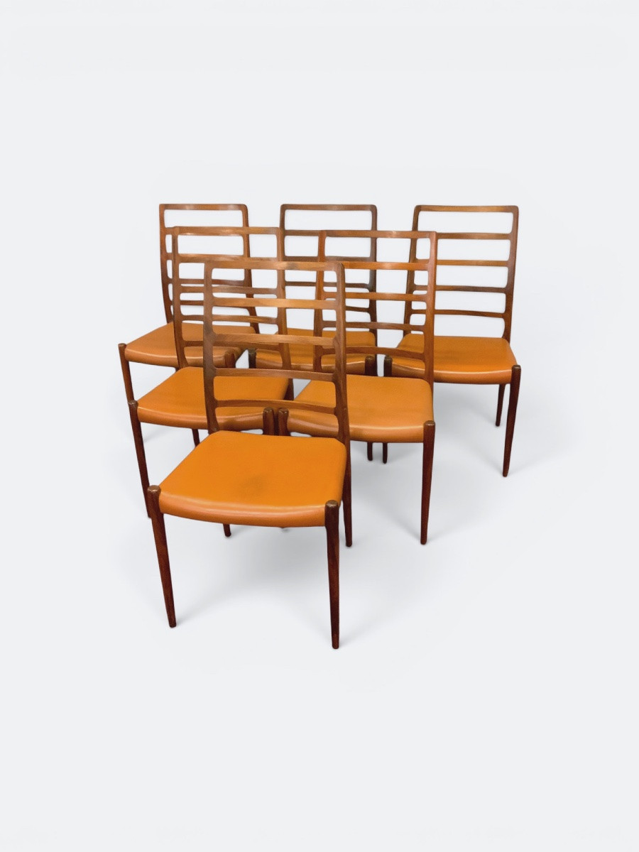 Scandinavian 1960s Chairs By Niels Otto Møller-photo-2