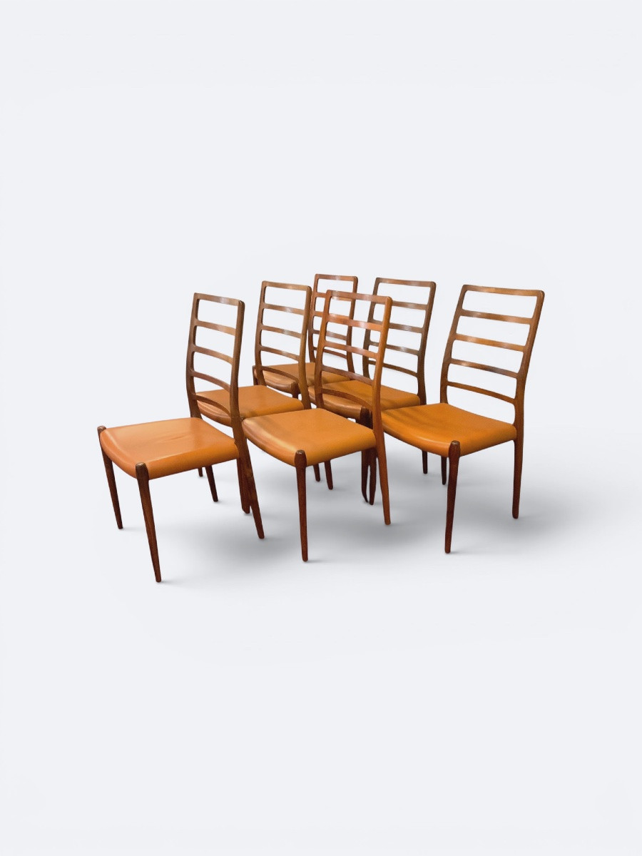 Scandinavian 1960s Chairs By Niels Otto Møller-photo-3