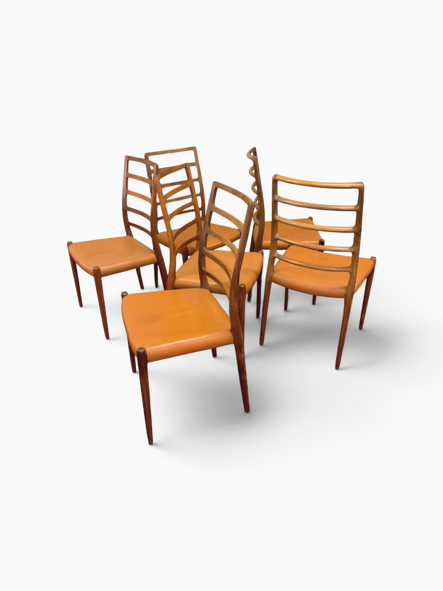 Scandinavian 1960s Chairs By Niels Otto Møller-photo-4