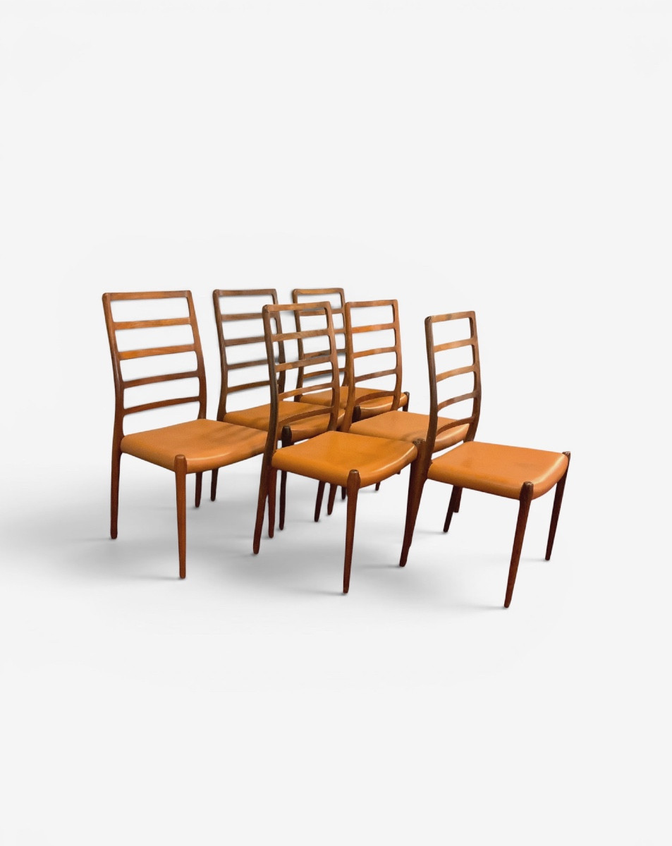 Scandinavian 1960s Chairs By Niels Otto Møller