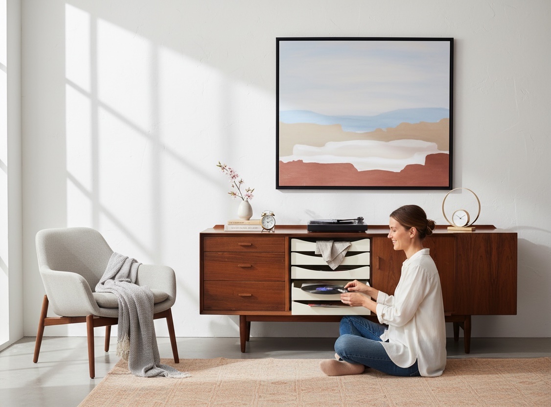 Enfilade scandinave de Arne Vodder en palissandre-photo-6