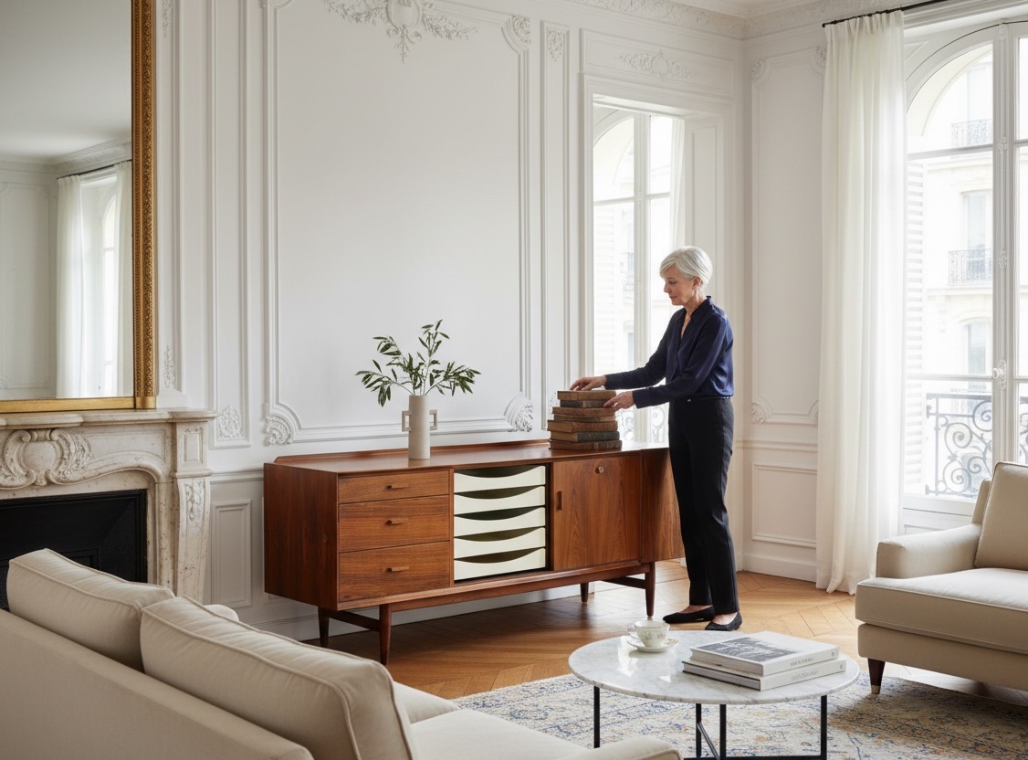Enfilade scandinave de Arne Vodder en palissandre-photo-7