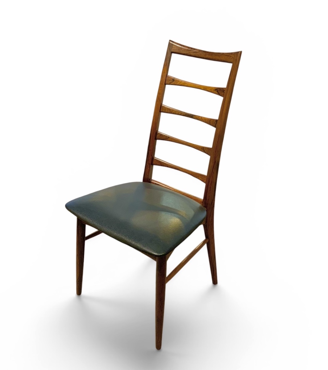 Série de 4 chaises design scandinave années 1960-photo-2
