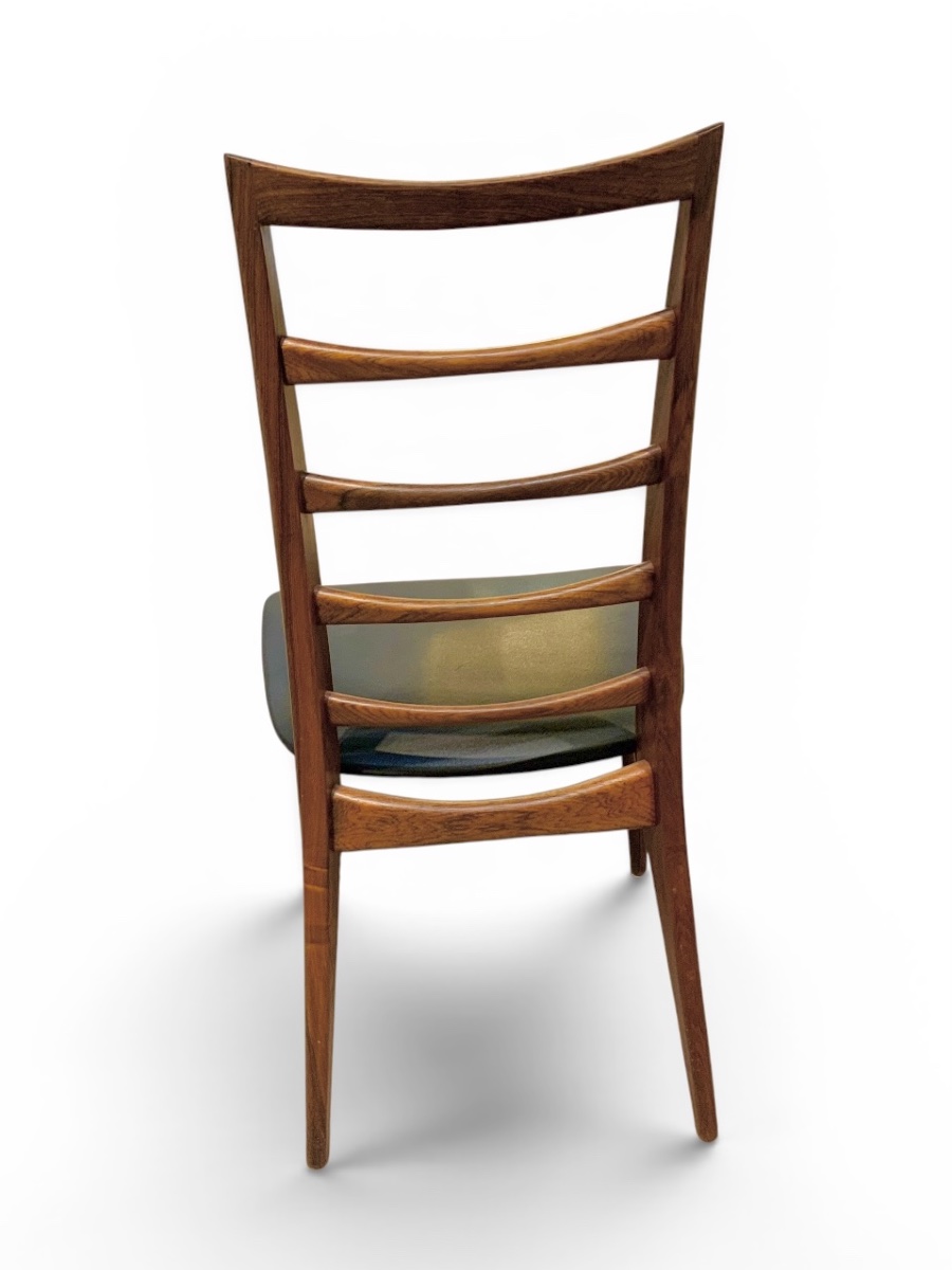 Série de 4 chaises design scandinave années 1960-photo-4