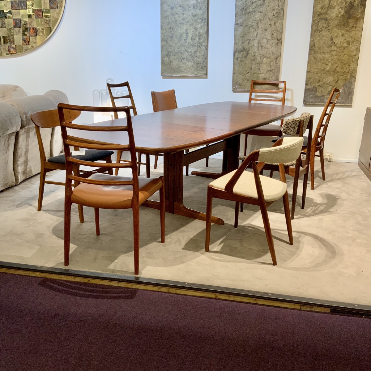 Scandinavian-style Dining Table From The 1960s/70s-photo-2