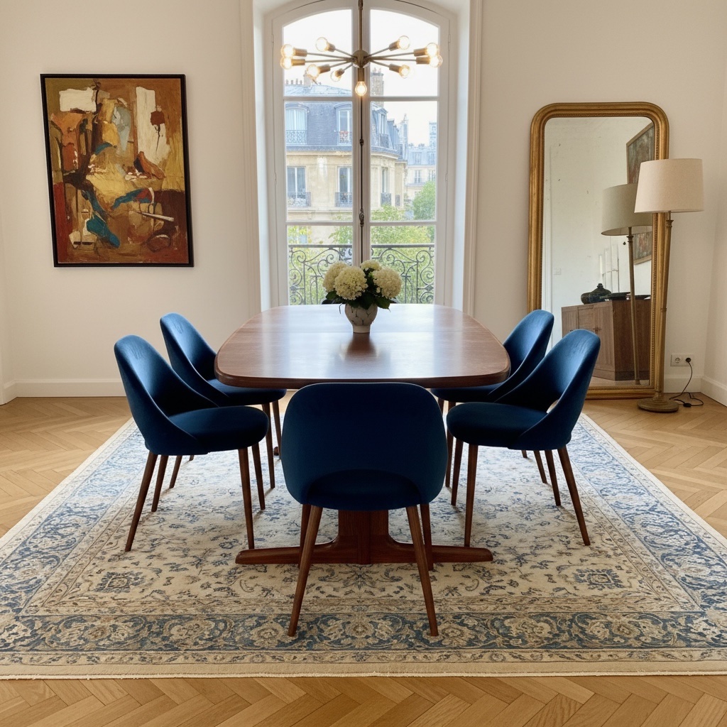 Scandinavian-style Dining Table From The 1960s/70s-photo-6