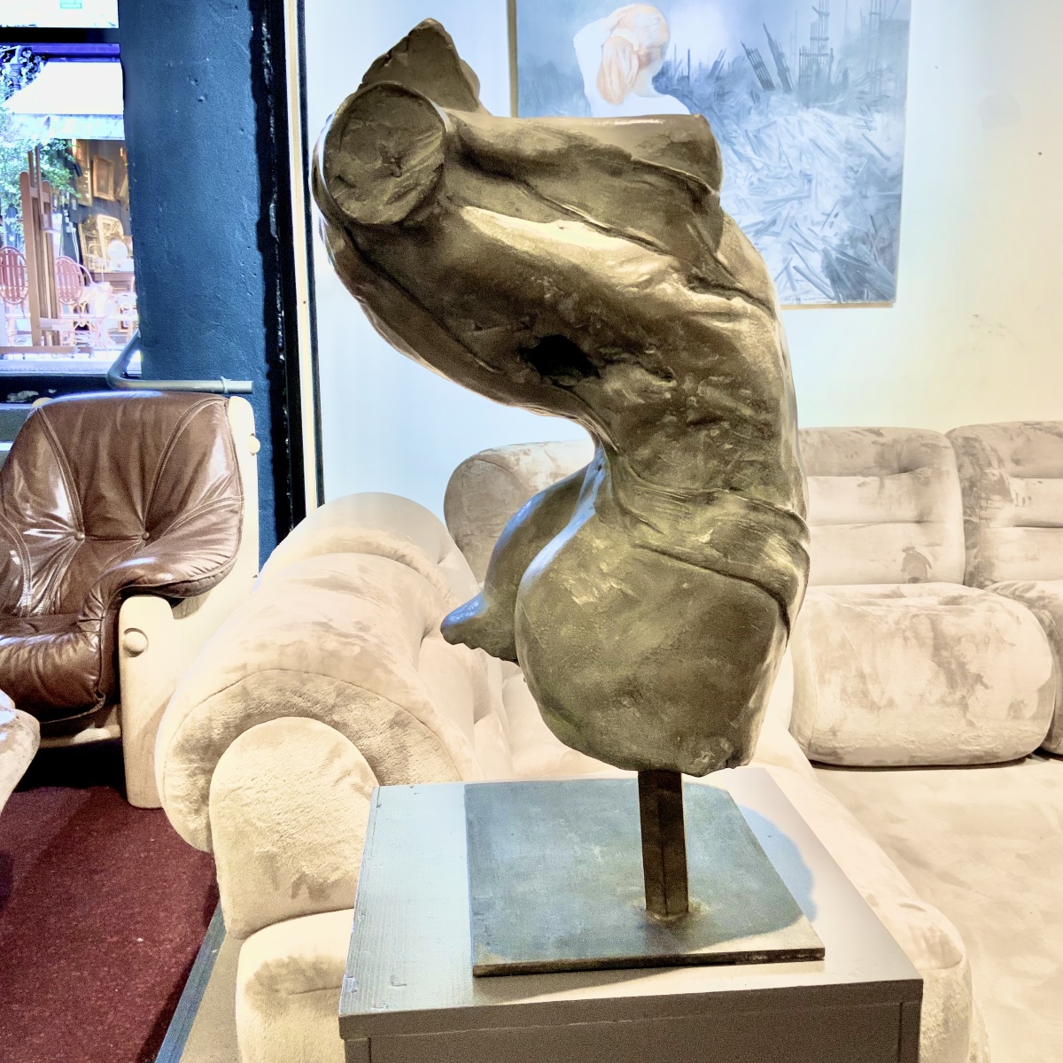 Buste de femme en bronze « Salomé dansant »-photo-4