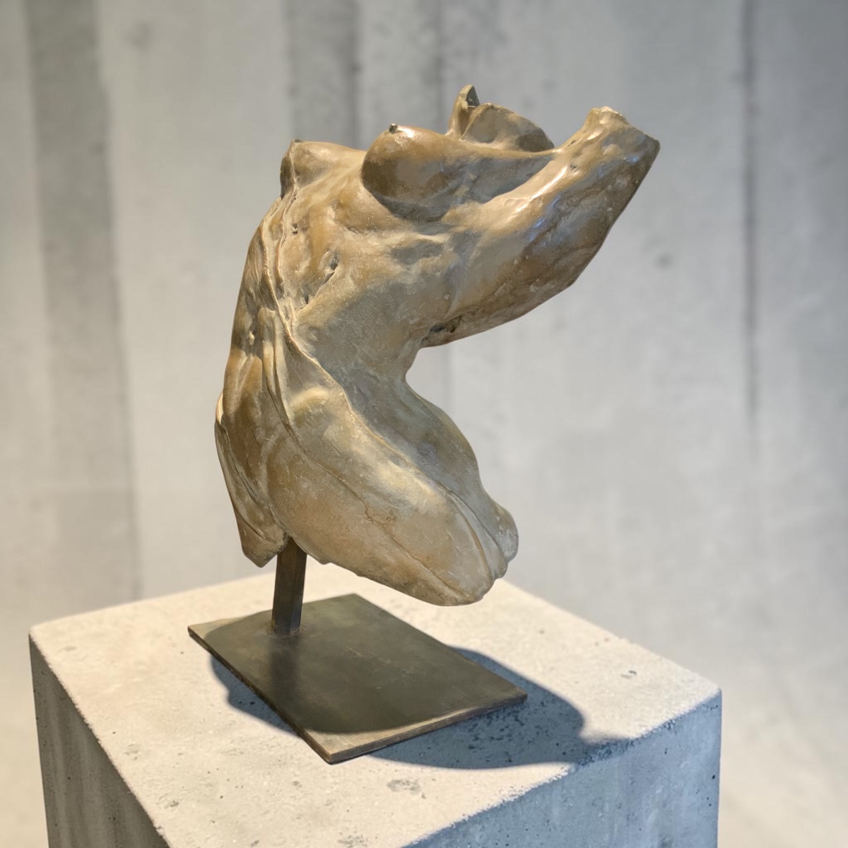 Buste de femme en bronze « Salomé dansant »-photo-2