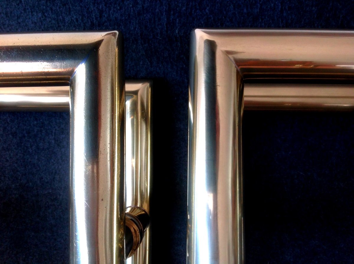 Bronze Door Pull Cuffs.-photo-1