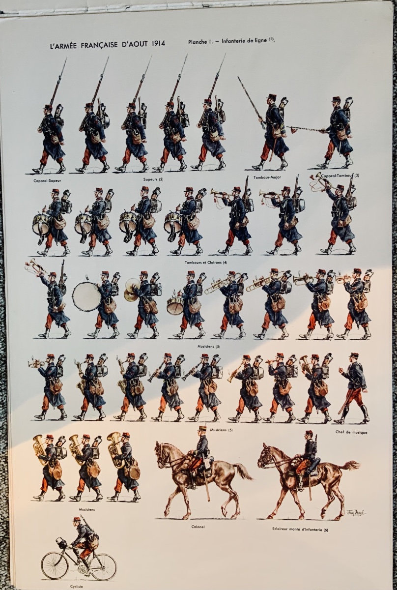 Grand Fascicule Sur Les Uniformes De 1914 De l'Armée  Française, Par Jean Augé.-photo-2