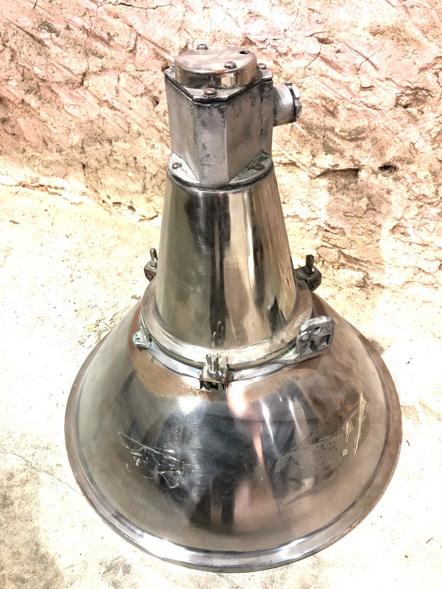 Industrial Polished Aluminum Pendant-photo-2