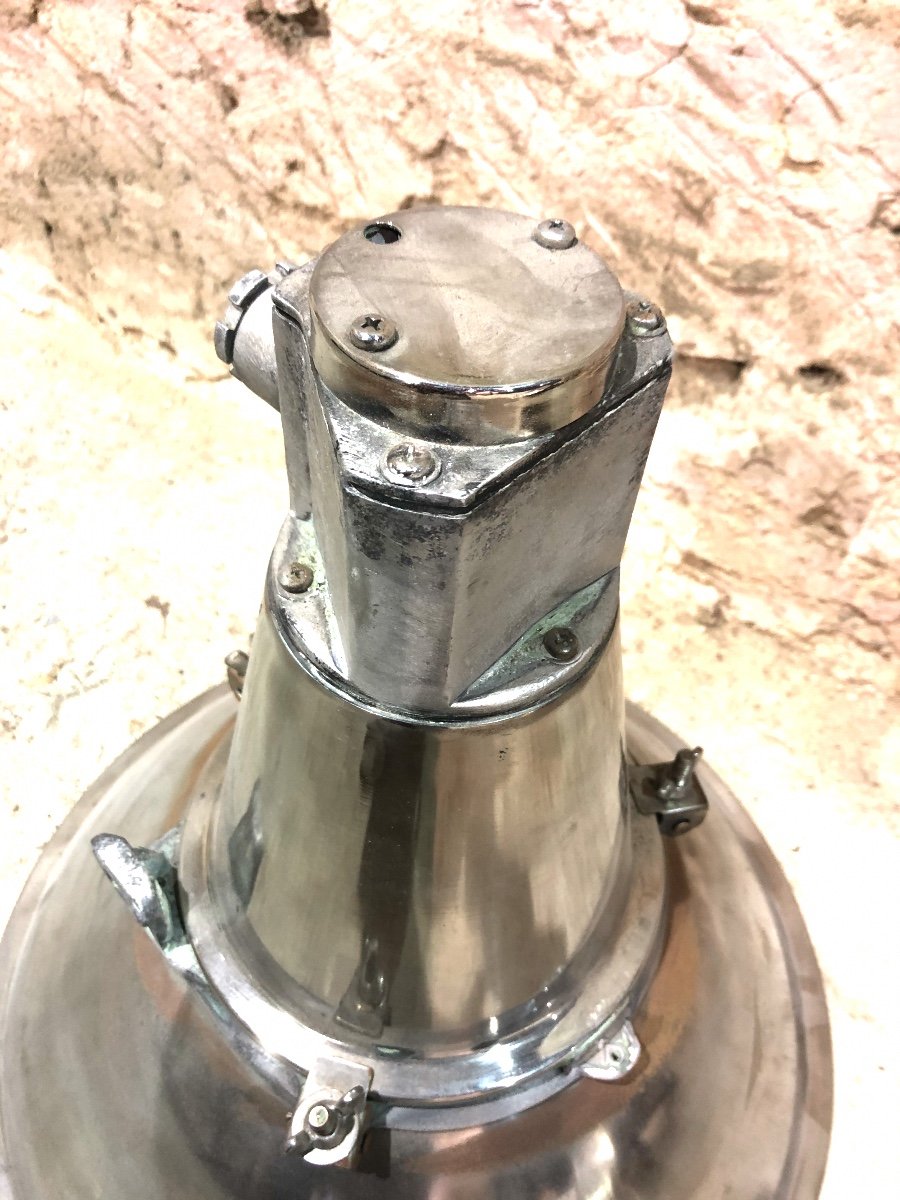 Industrial Polished Aluminum Pendant-photo-2