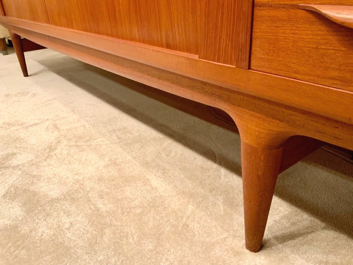 Enfilade Design Scandinave Années 1960 De Johannes Andersen En Teck-photo-5