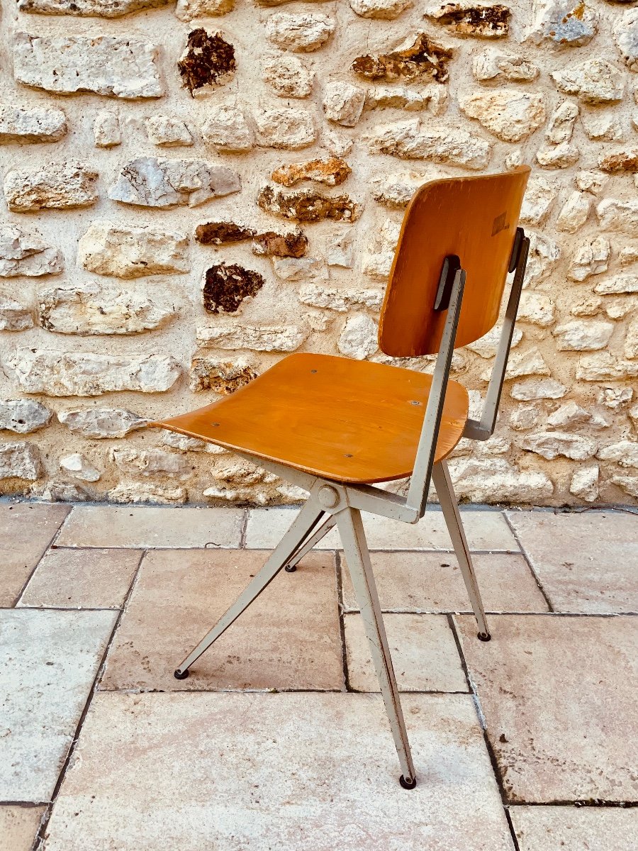 Metal Compas Chair, -photo-2