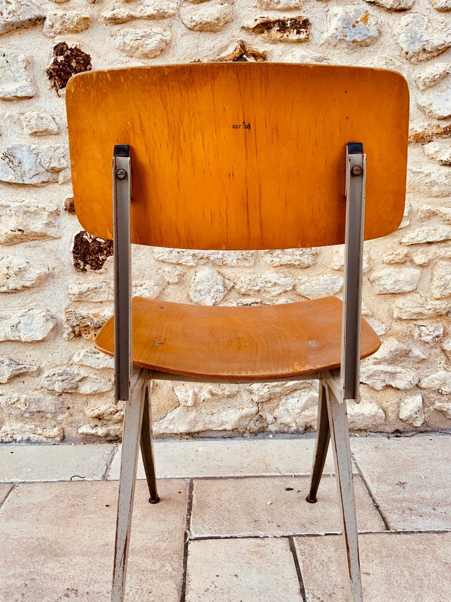 Chaise Compas en métal-photo-4