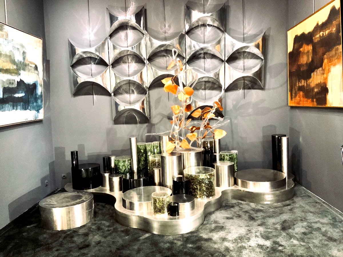 Stainless Steel And Plexiglass, Why Not Maria Pergay, Guy De Rougemont, Phil. De Cheverny…or Others?