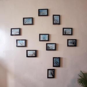 Panneau mural «Le Cloud Twitter » composé de 12 paysages