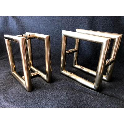 Bronze Door Pull Cuffs.