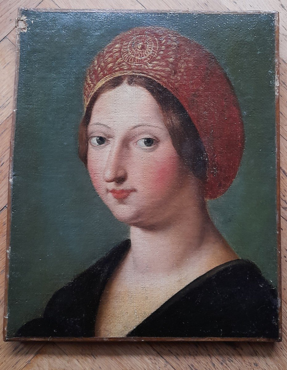 Portrait De Dame  16eme Siecle
