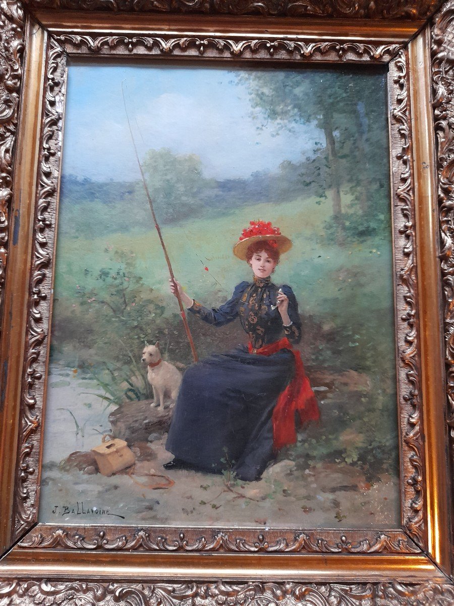 La Partie De Peche d'Une Elegante-photo-1