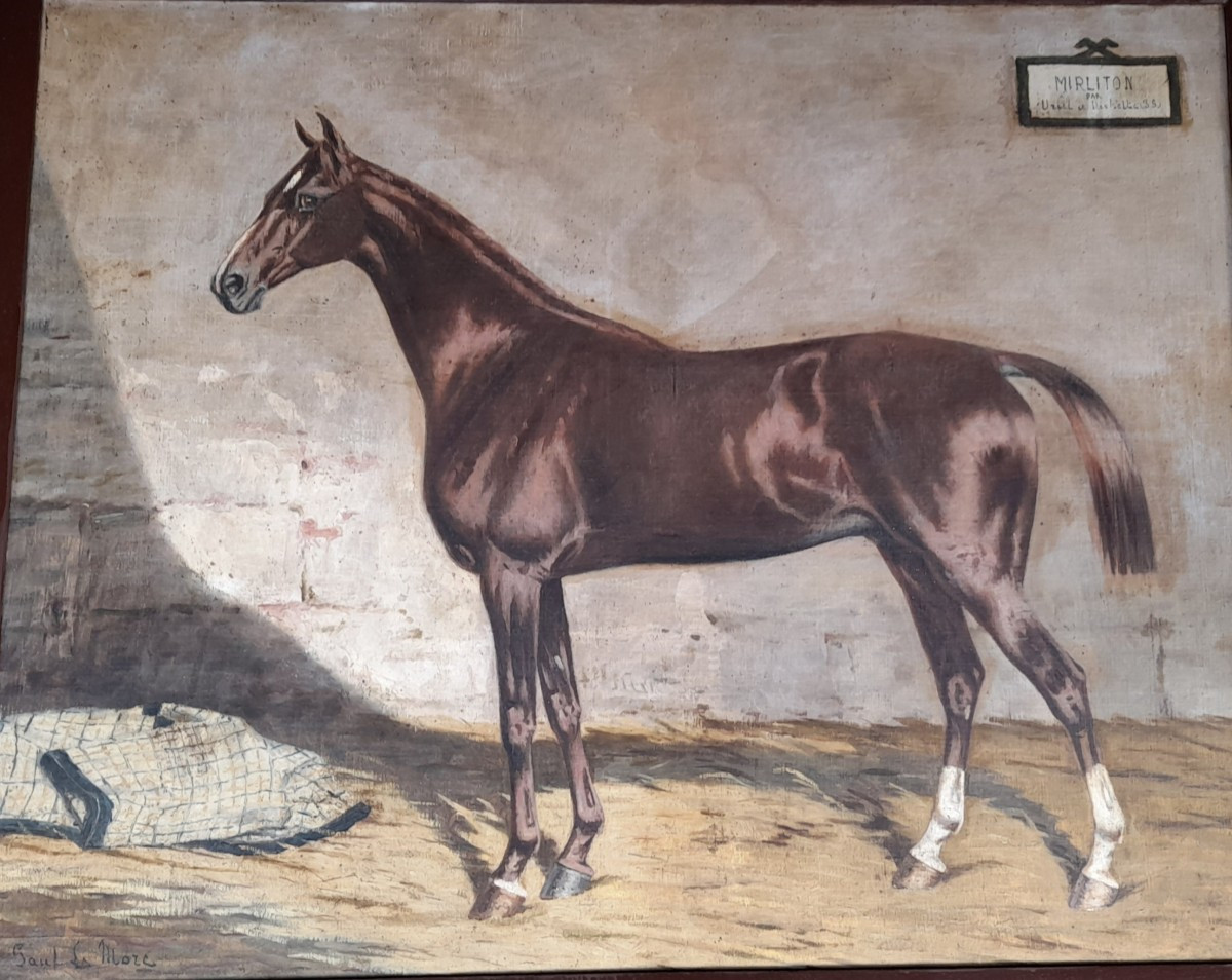 Portrait Of A Horse By Paul Le More