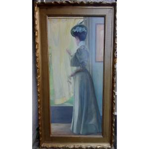 An Elegant Woman Waiting