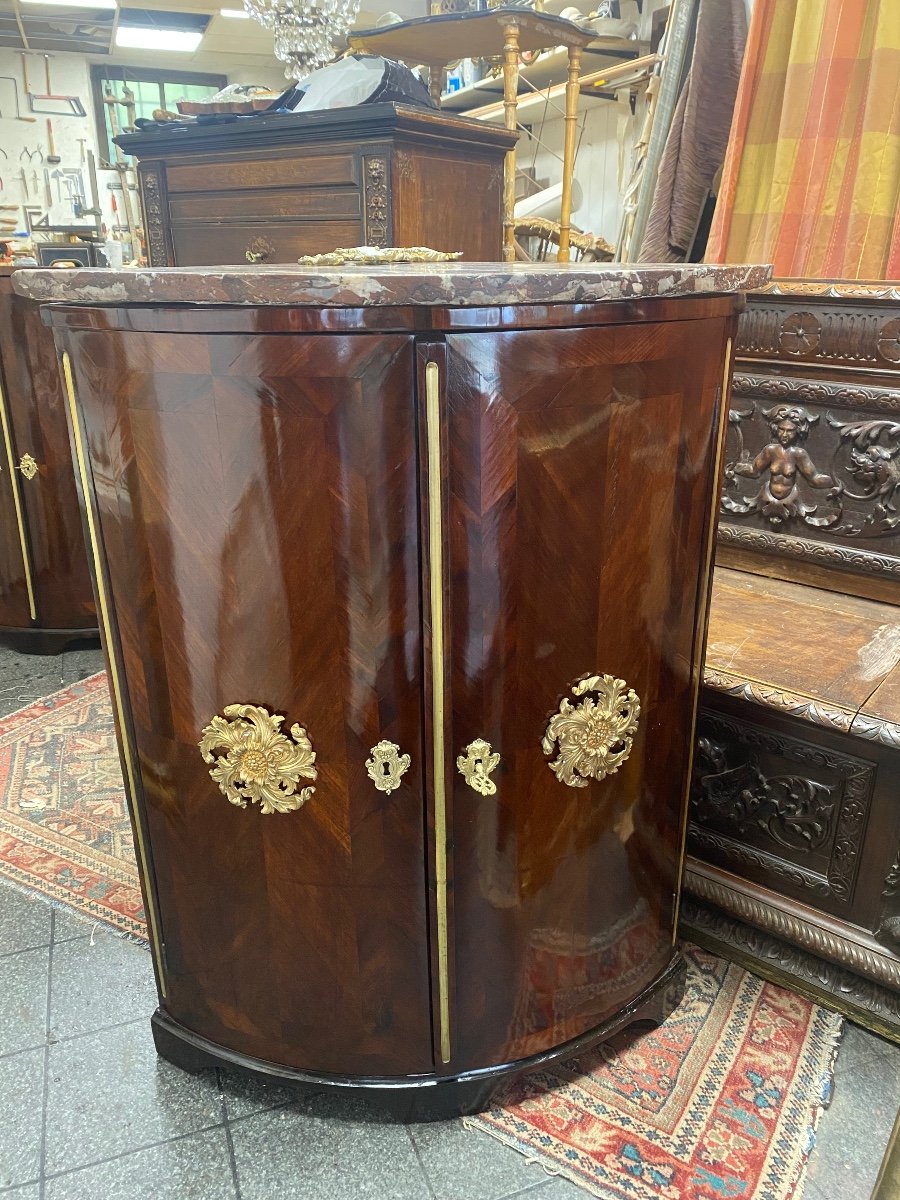 Paire d’encoignures D’époque Régence , Début 18e Siècle-photo-4