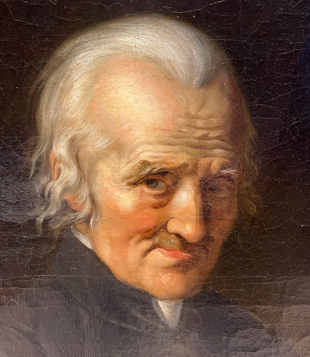 Portrait Of An Old Man, 19th Century French School-photo-2