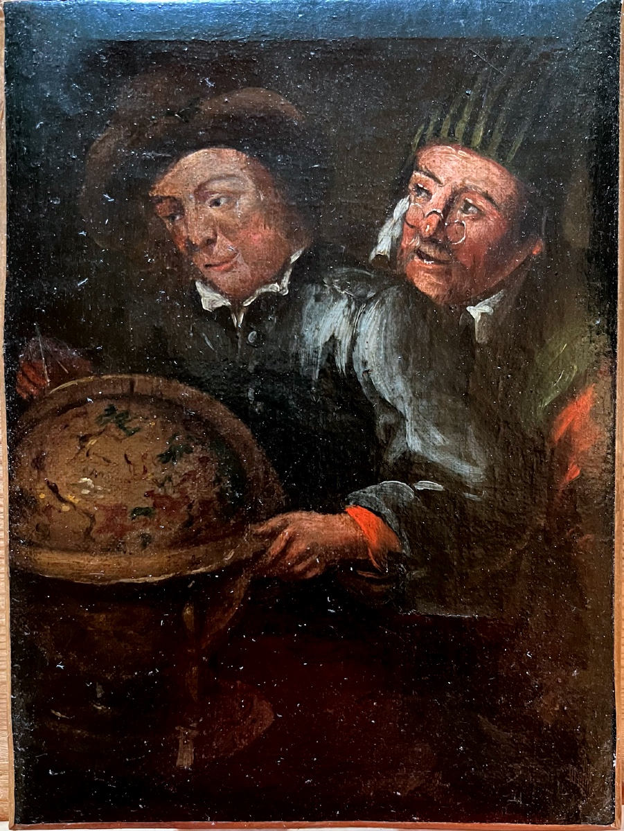 Oil On Canvas 18th Century, The Astronomers