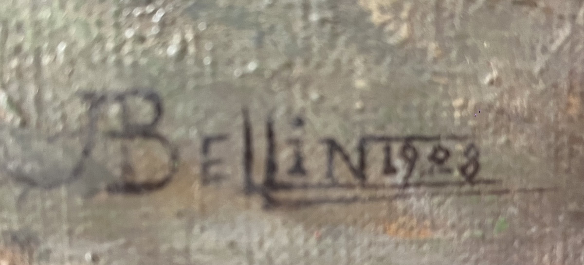 Painting Signed Bellin -photo-3