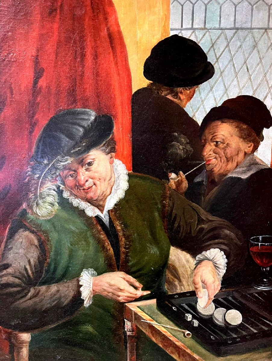 Game Scene, 18th Century-photo-2
