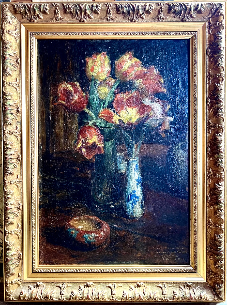 Jules Flandrin - Bouquet de fleurs