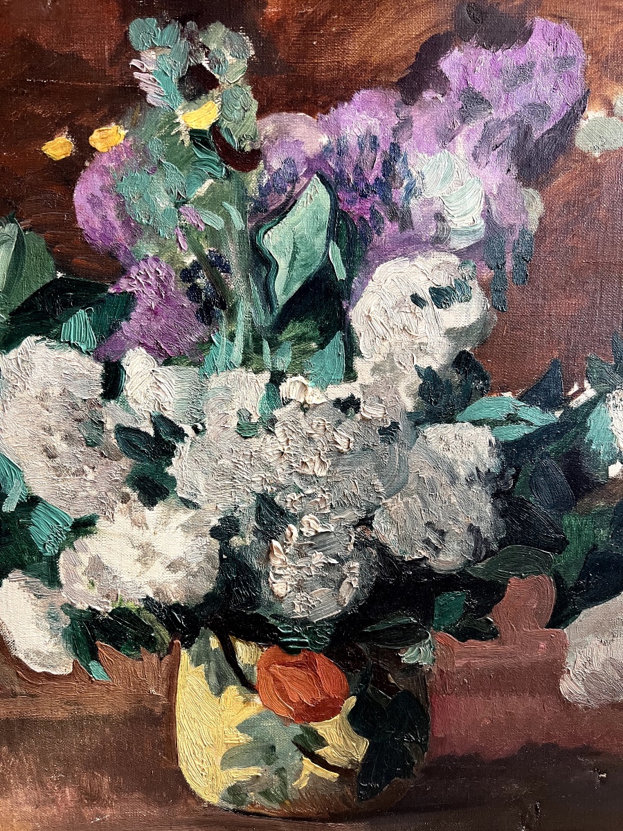 Jules Flandrin - Bouquet de fleurs -photo-3