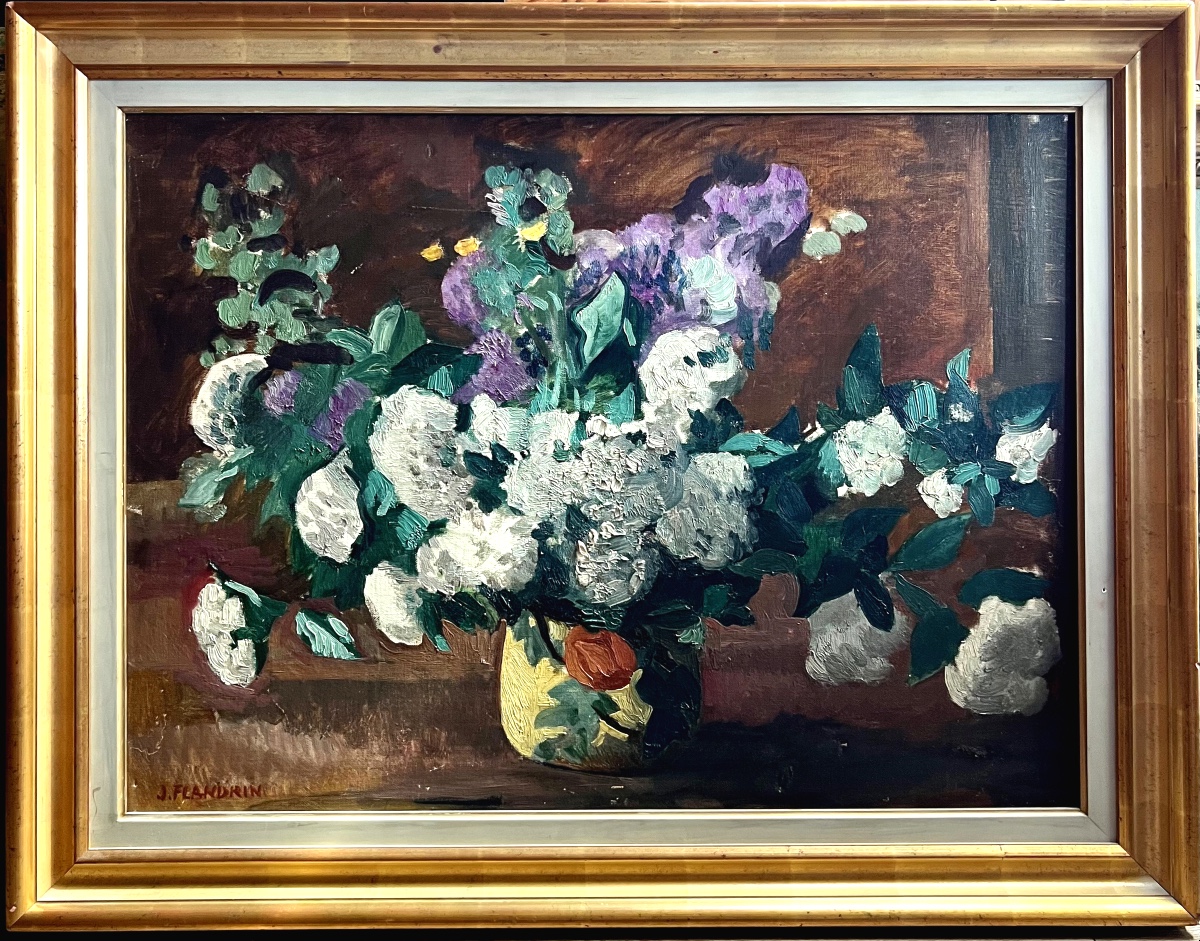 Jules Flandrin - Bouquet de fleurs 