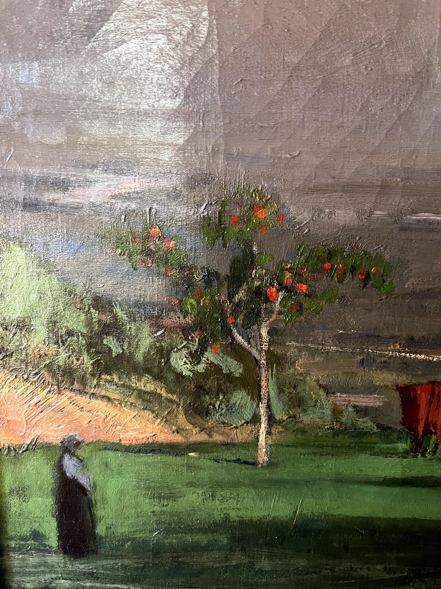 Jules Flandrin, Pasture In Front Of Jules Flandrin's Property In Corenc, Belledonne Range-photo-4