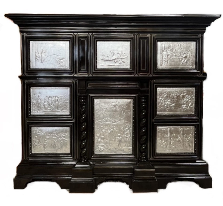 Cabinet ITALIEN  ,  sculpture ANGLAISE  de John HENNING 1820