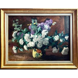 Jules Flandrin - Bouquet de fleurs 