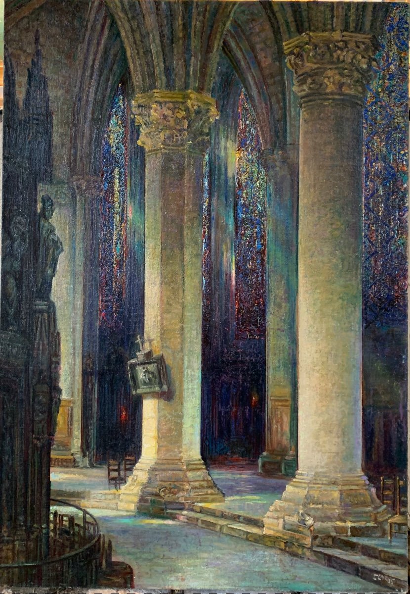 Intérieur De La Cathédrale De Chartres