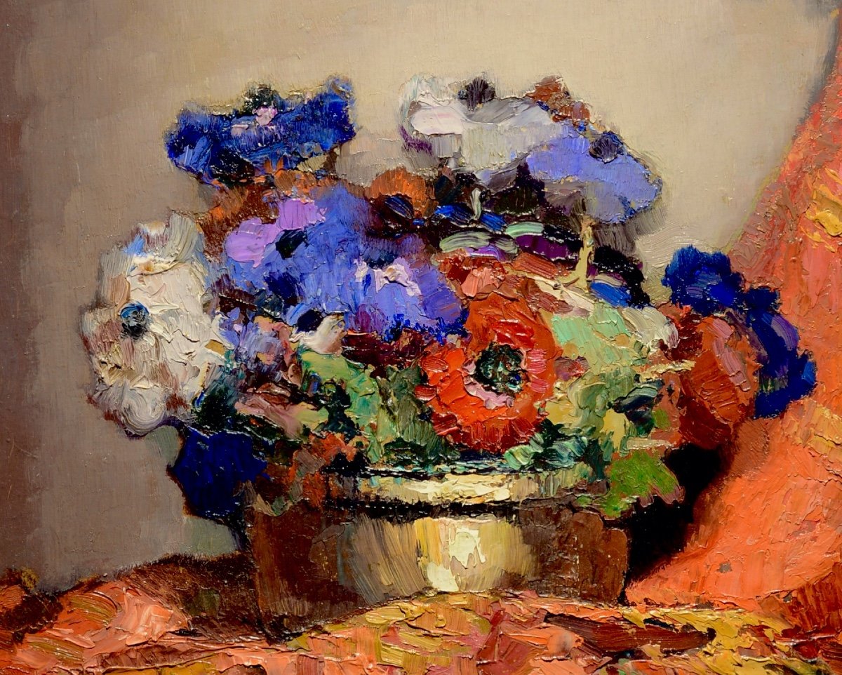 Bouquet Au Drapé Safran.  Joseph Berges-photo-3