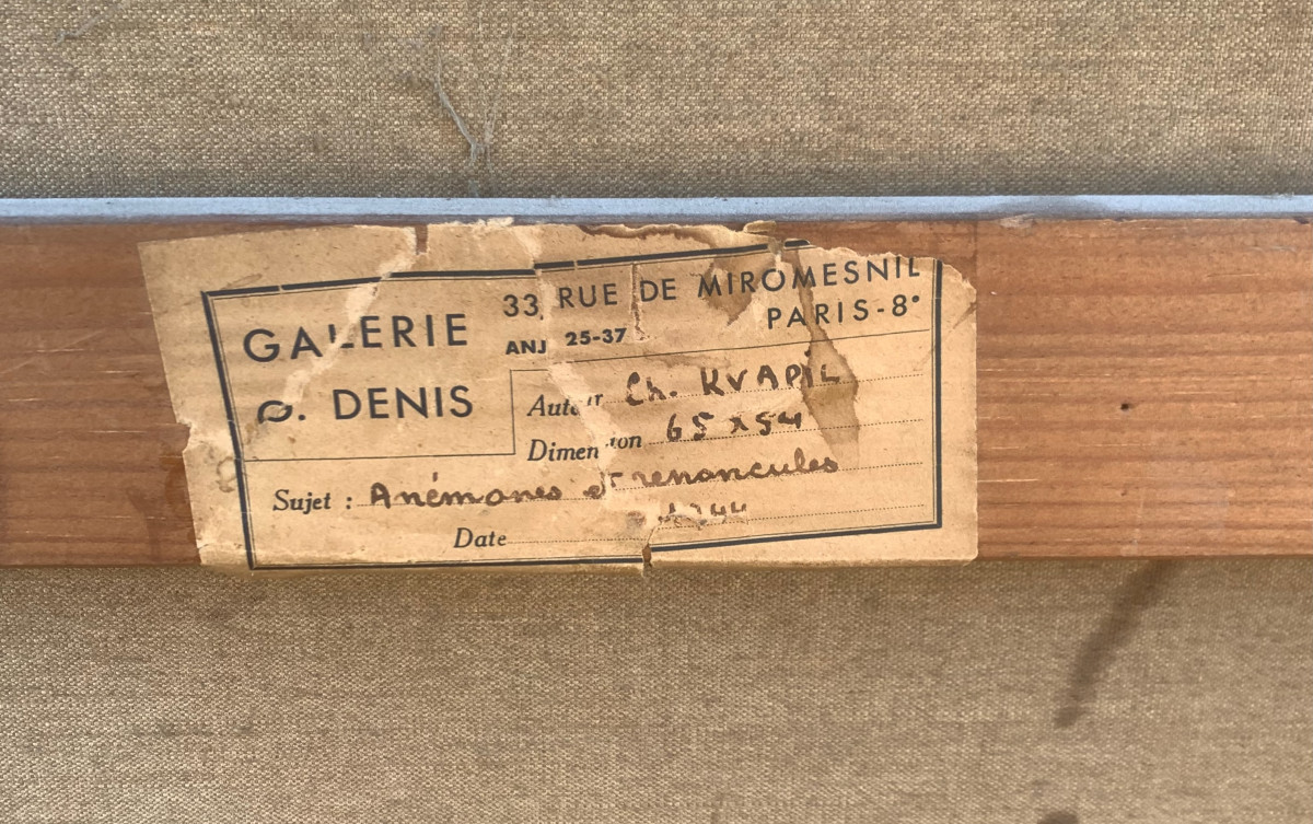 Anémones et renoncules: Charles Kvapil-photo-1